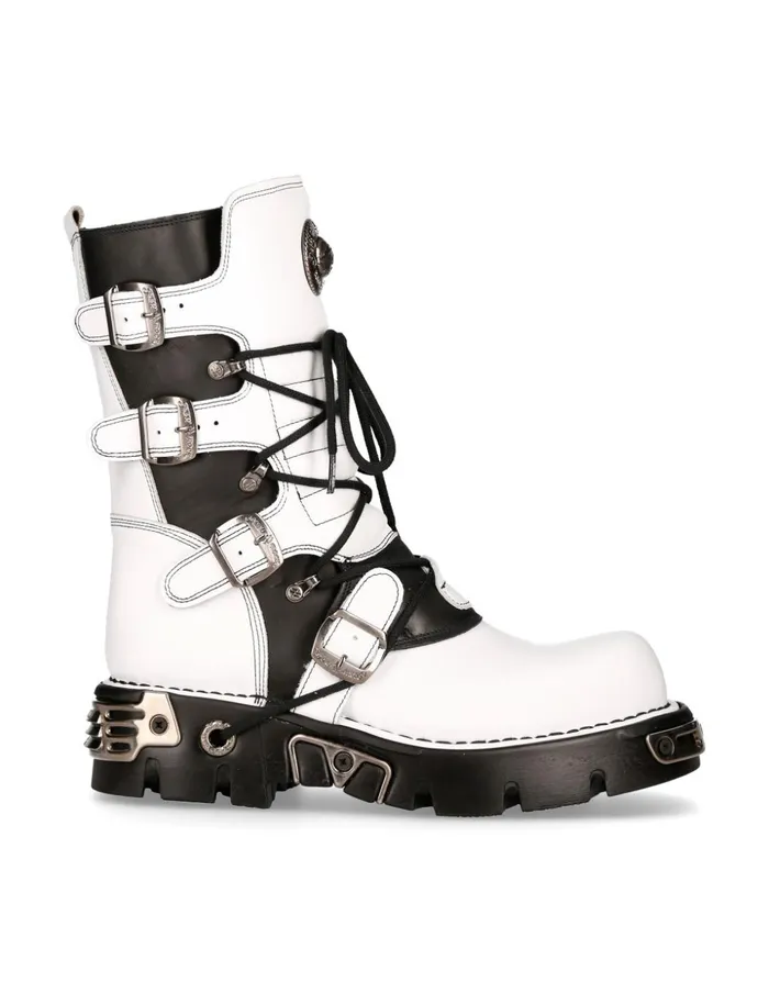 WomenMen Metallic M373czC107 New Rock Boots WomenMen Metallic M373czC107 New Rock Boots