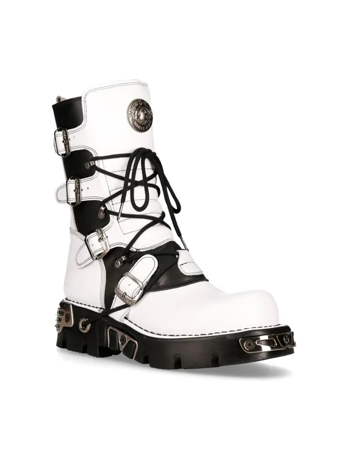 WomenMen Metallic M373czC107 New Rock Boots WomenMen Metallic M373czC107 New Rock Boots