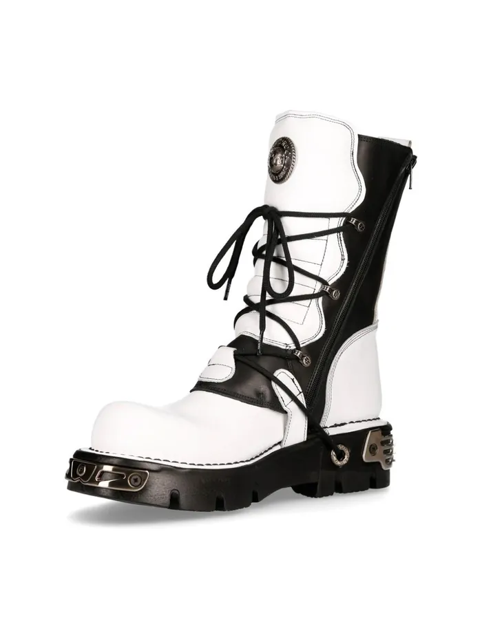 WomenMen Metallic M373czC107 New Rock Boots WomenMen Metallic M373czC107 New Rock Boots