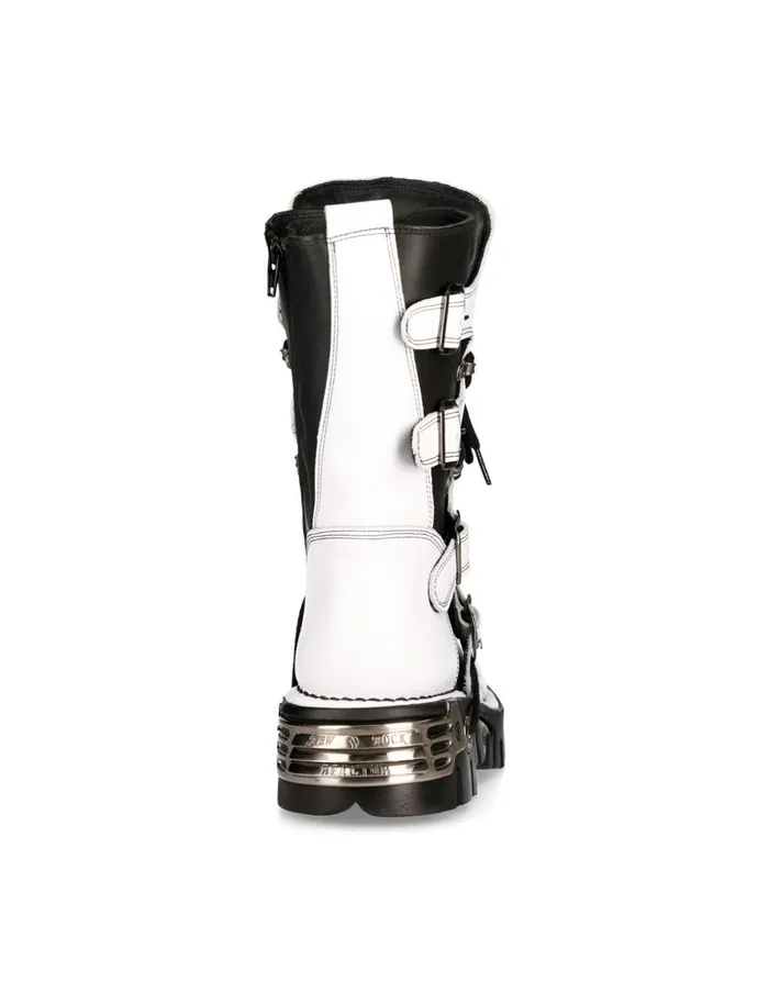 WomenMen Metallic M373czC107 New Rock Boots WomenMen Metallic M373czC107 New Rock Boots