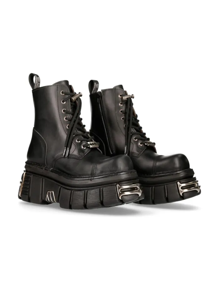 WomenMen Metallic MNewmili083S37 New Rock Boots