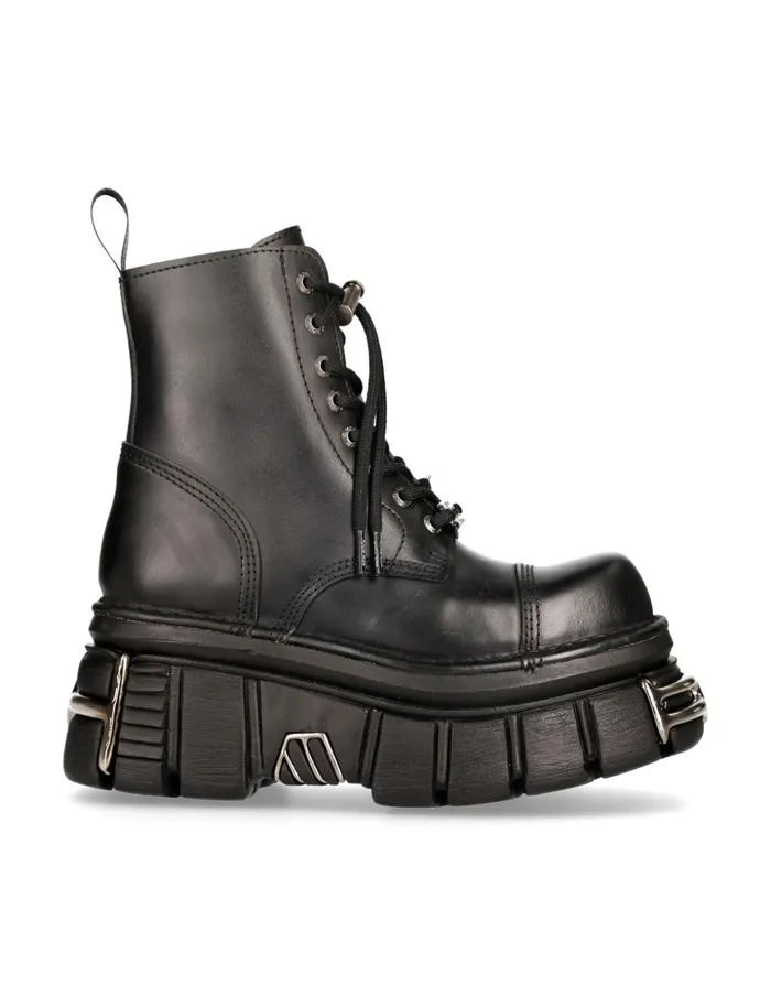 WomenMen Metallic MNewmili083S37 New Rock Boots WomenMen Metallic MNewmili083S37 New Rock Boots