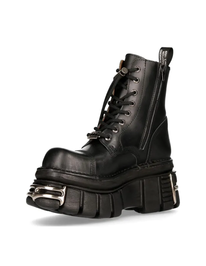 WomenMen Metallic MNewmili083S37 New Rock Boots WomenMen Metallic MNewmili083S37 New Rock Boots