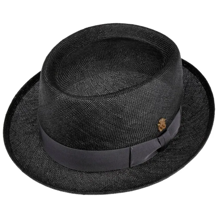 WomenMen Pork Pie Hats Mayser Uni Sisal Pork Pie Straw Hat Zechbauer Black WomenMen Pork Pie Hats Mayser Uni Sisal Pork Pie Straw Hat Zechbauer Black