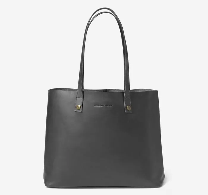 WomenMen Rhodes Leather Tote Black Full Grain JohnstonandMurphy Totes WomenMen Rhodes Leather Tote Black Full Grain JohnstonandMurphy Totes