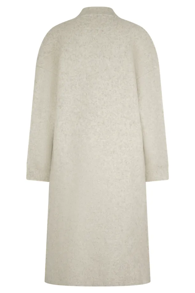 Women Meshki Bottoms Benson Maxi Knit Cardigan 8211 Cream Marle