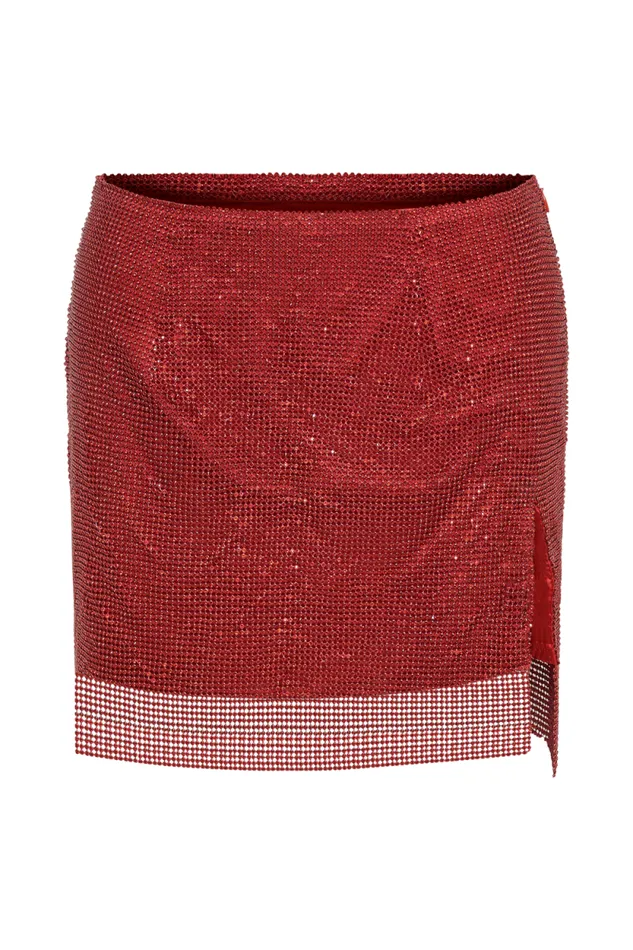 Women Meshki Bottoms Marlena Glomesh Mini Skirt 8211 Red Women Meshki Bottoms Marlena Glomesh Mini Skirt 8211 Red