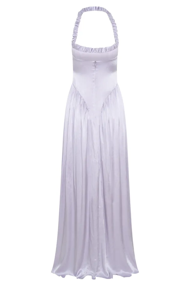 Women Meshki Dresses Coco Dropped Waist Maxi Dress 8211 Lilac