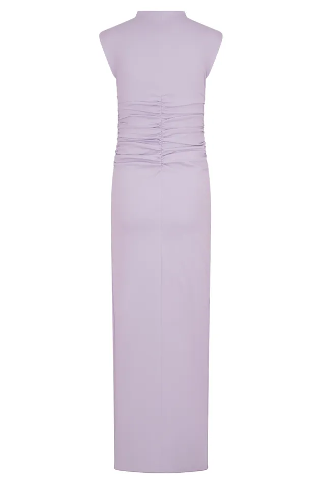 Women Meshki Dresses Elliot High Neck Sleeveless Maxi Dress 8211 Lilac
