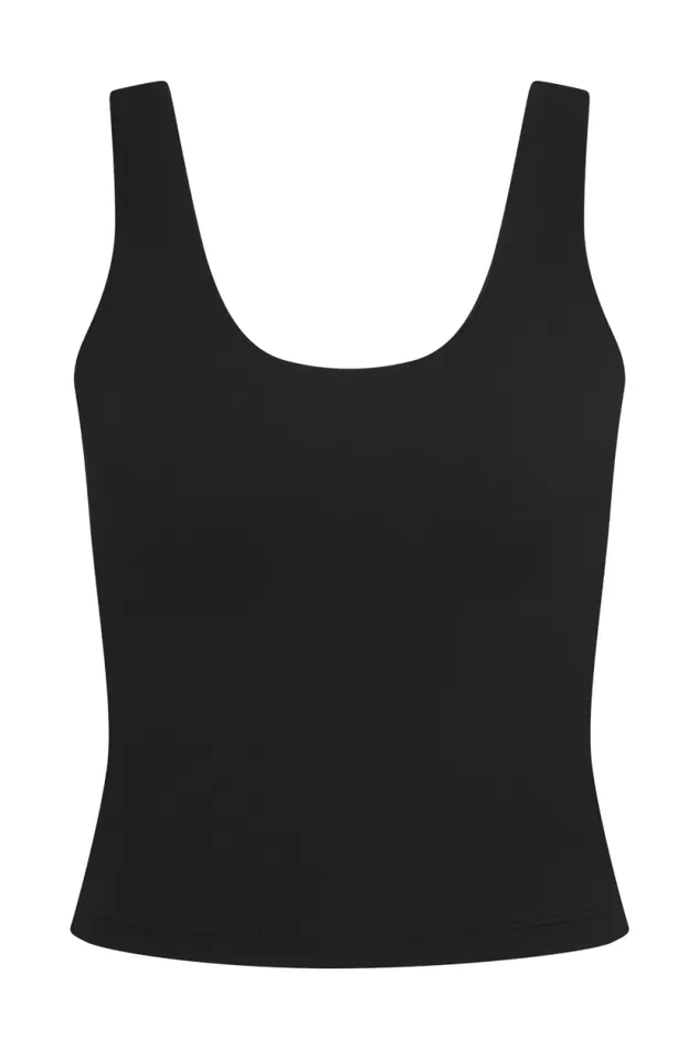 Women Meshki Tops Alexandra Yoga Top 8211 Black