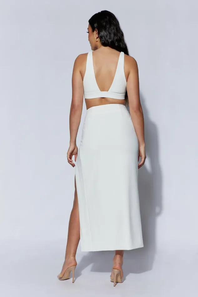 Women Meshki Tops Arla Hardware Bralette 8211 White