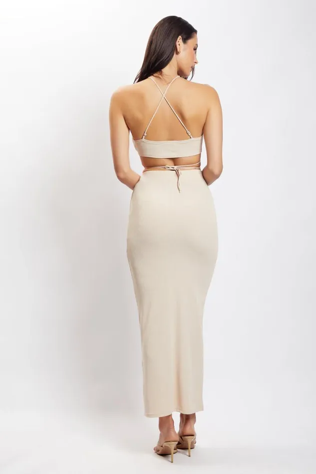 Women Meshki Tops Suzie Triangle Bralette 8211 Stone