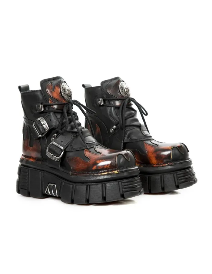 Women Metallic M288C7 New Rock Platform