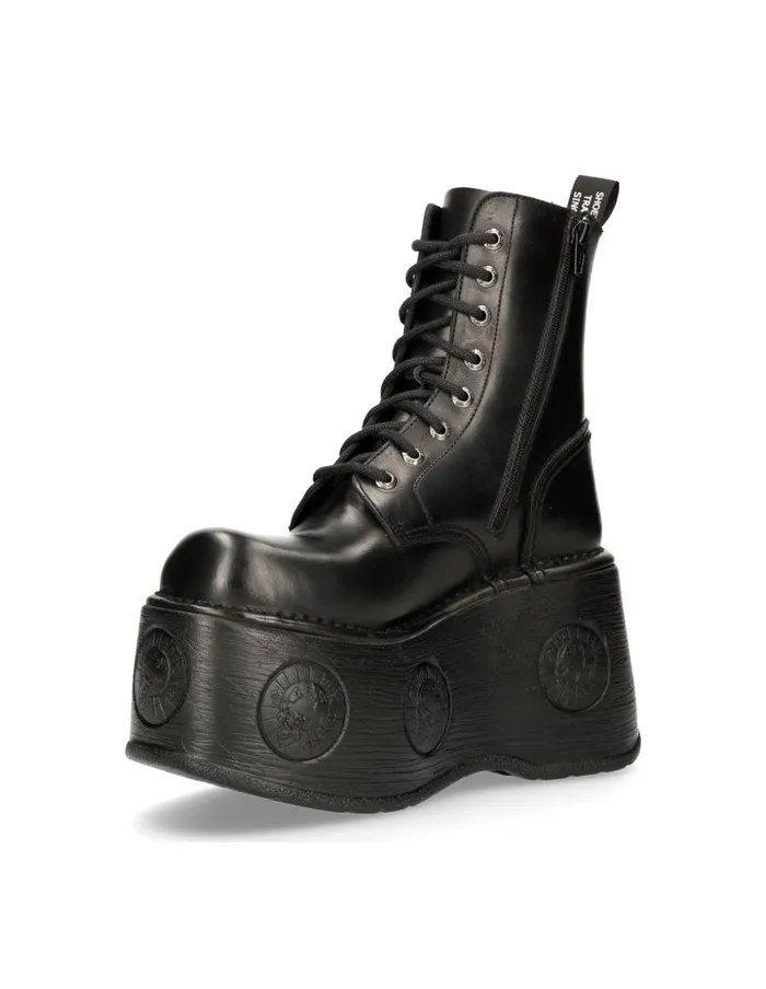 Women Metallic MNewmili084cC12 New Rock High Heels Women Metallic MNewmili084cC12 New Rock High Heels