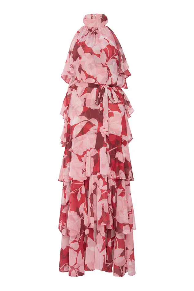 Women MISA Los Angeles Dresses CALISSA DRESS Flora Rosada