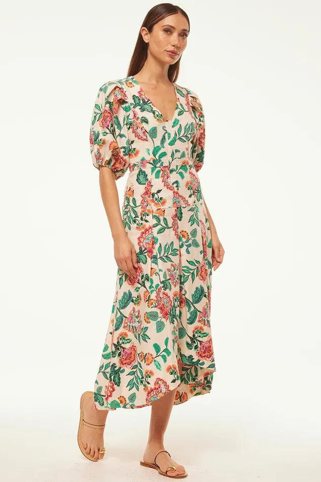 Women MISA Los Angeles Dresses JAMILA DRESS Malika Paisley Floral