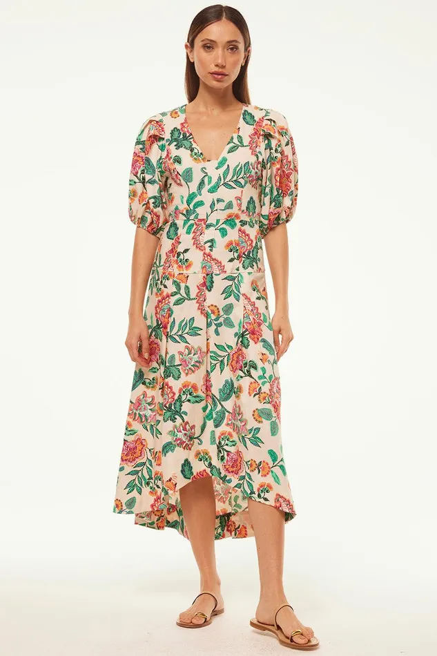 Women MISA Los Angeles Dresses JAMILA DRESS Malika Paisley Floral