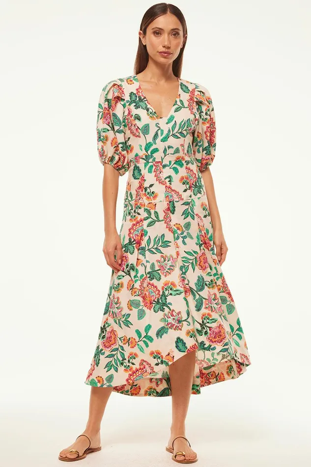 Women MISA Los Angeles Dresses JAMILA DRESS Malika Paisley Floral