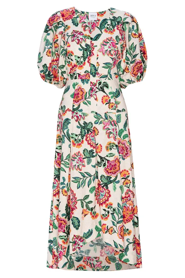 Women MISA Los Angeles Dresses JAMILA DRESS Malika Paisley Floral