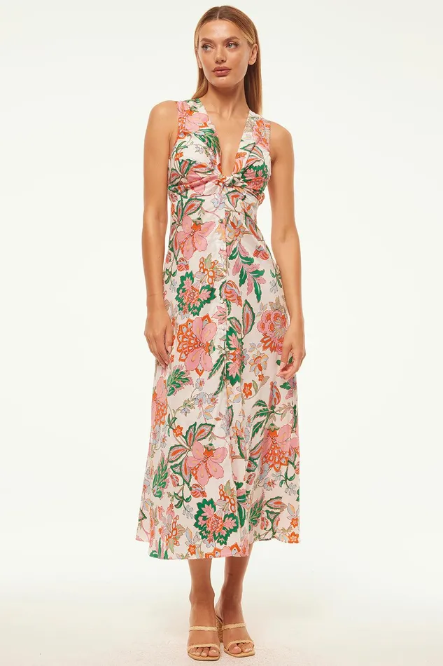 Women MISA Los Angeles Dresses NAJAH DRESS Casablanca Floral