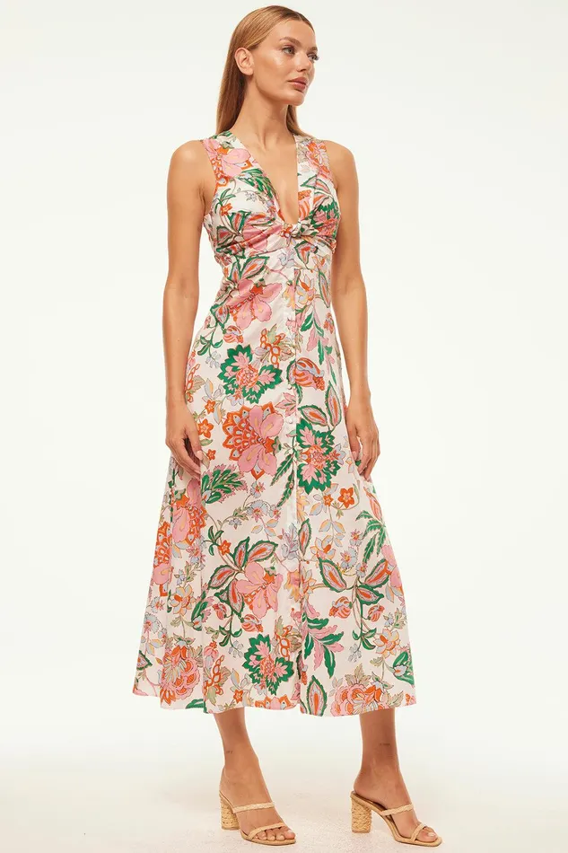 Women MISA Los Angeles Dresses NAJAH DRESS Casablanca Floral
