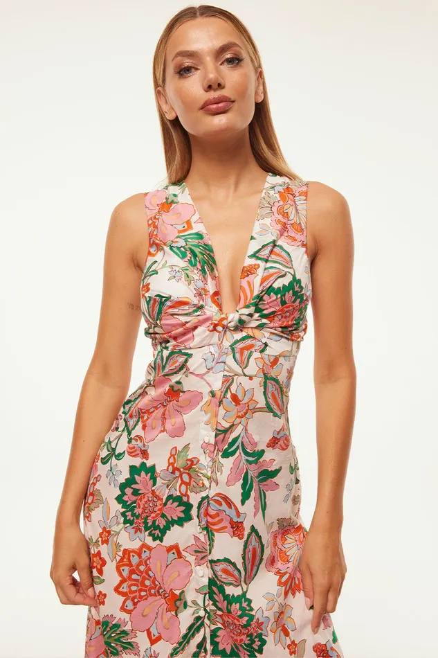 Women MISA Los Angeles Dresses NAJAH DRESS Casablanca Floral