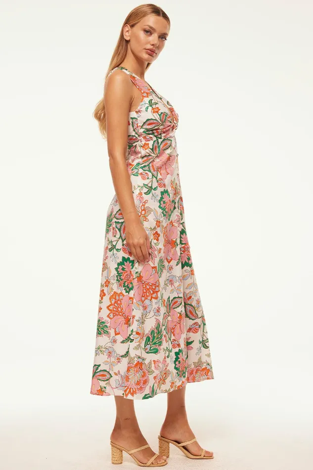 Women MISA Los Angeles Dresses NAJAH DRESS Casablanca Floral