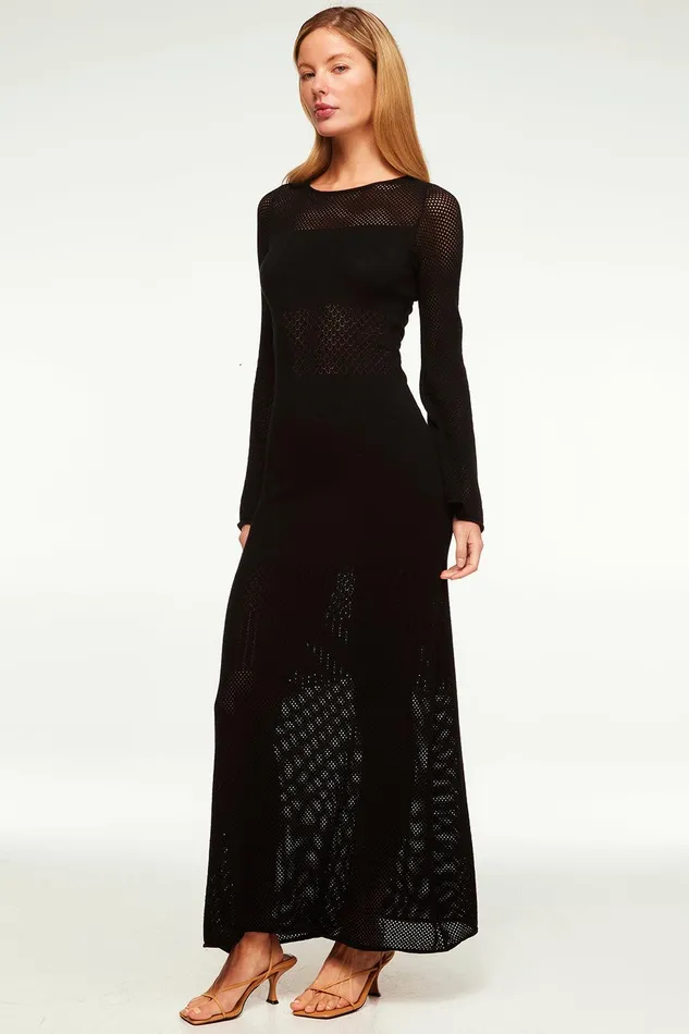 Women MISA Los Angeles Knits ANU DRESS Fox
