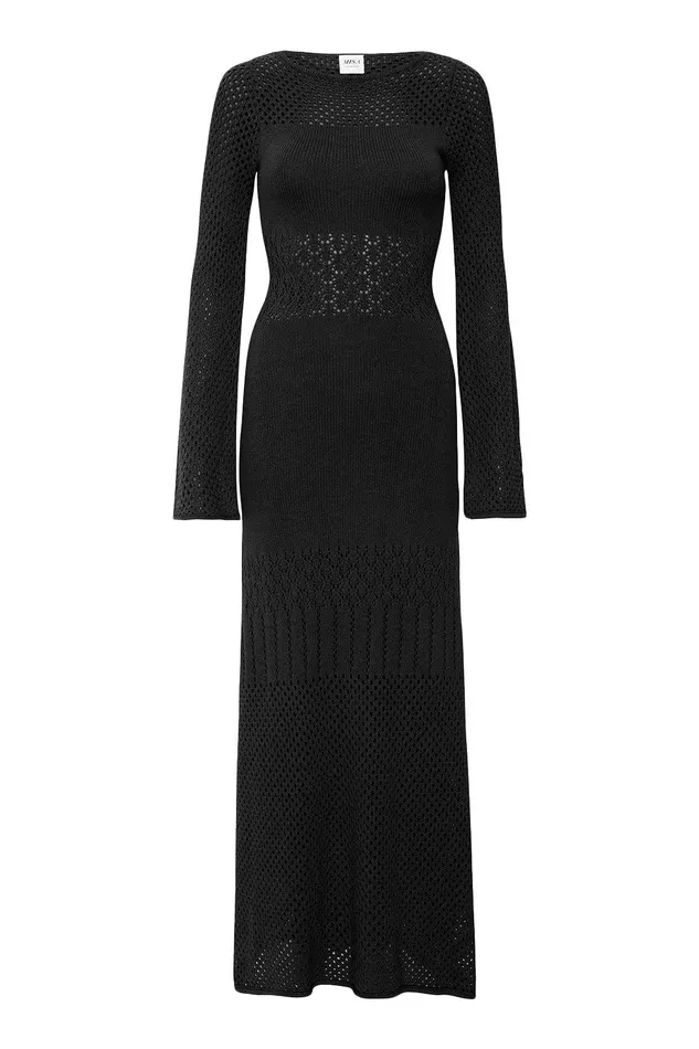 Women MISA Los Angeles Knits ANU DRESS Fox