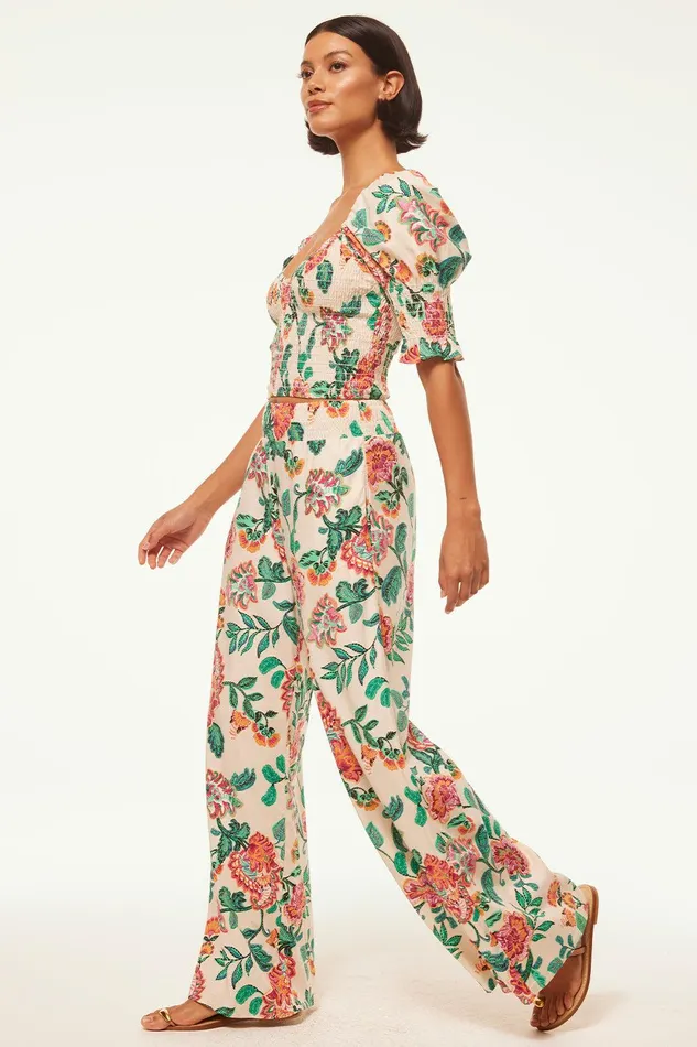 Women MISA Los Angeles Matching Sets ALIA PANT Malika Paisley Floral