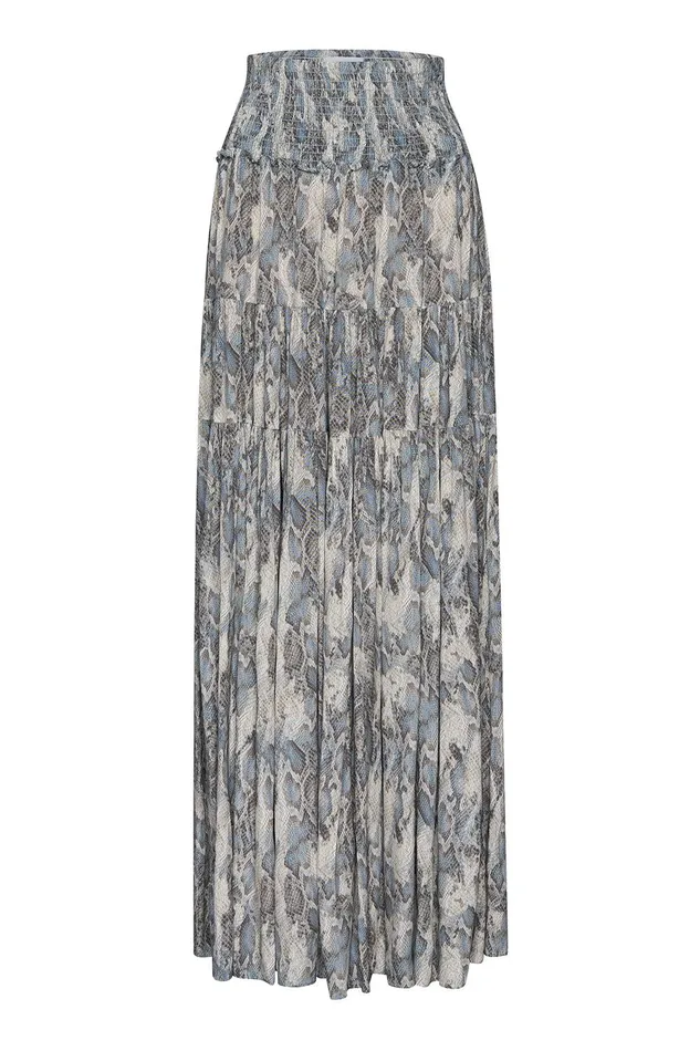 Women MISA Los Angeles Matching Sets BAR SKIRT Spring Python