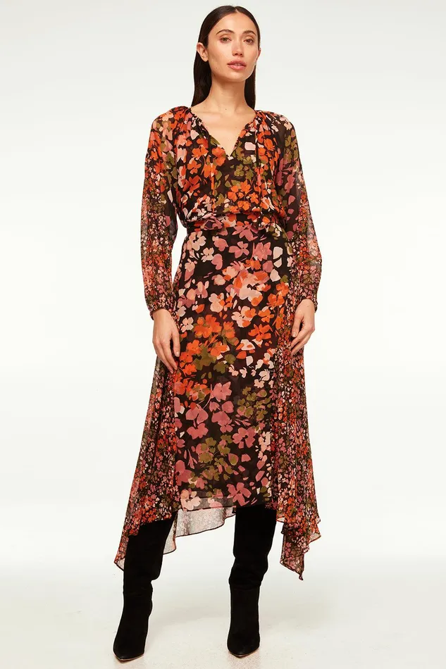 Women MISA Los Angeles Matching Sets DEMA TOP Autumn Flora Mix