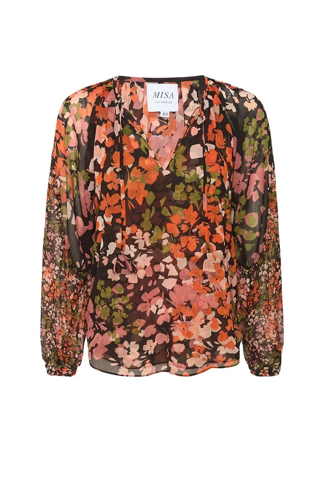 Women MISA Los Angeles Matching Sets DEMA TOP Autumn Flora Mix