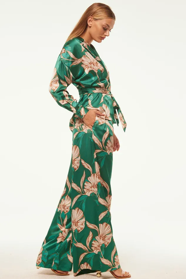 Women MISA Los Angeles Matching Sets FILIPPA PANT Cartagena Flora