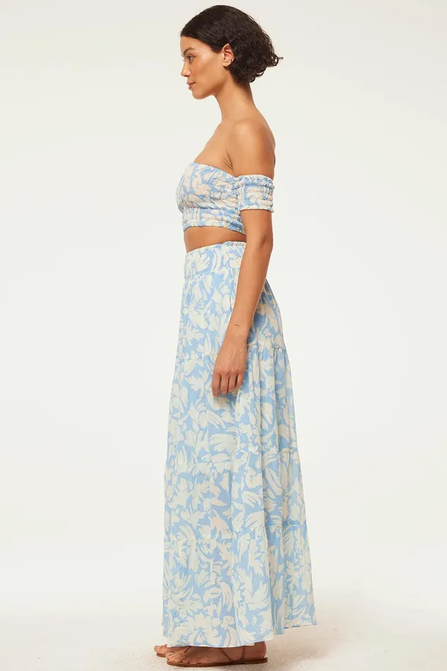 Women MISA Los Angeles Matching Sets YELENA SKIRT Patmos Sky