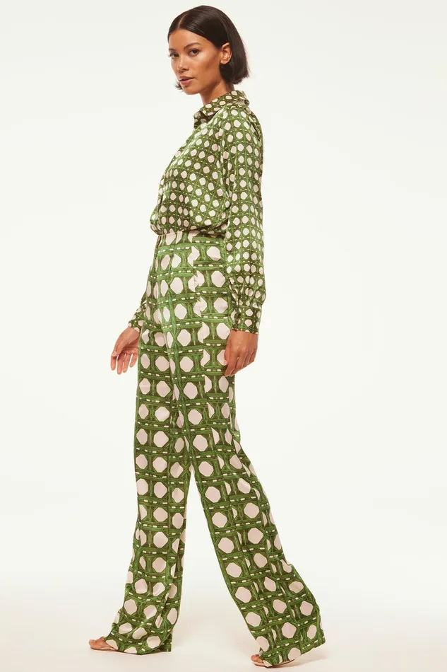Women MISA Los Angeles Pants RITA PANT Rattan Tile
