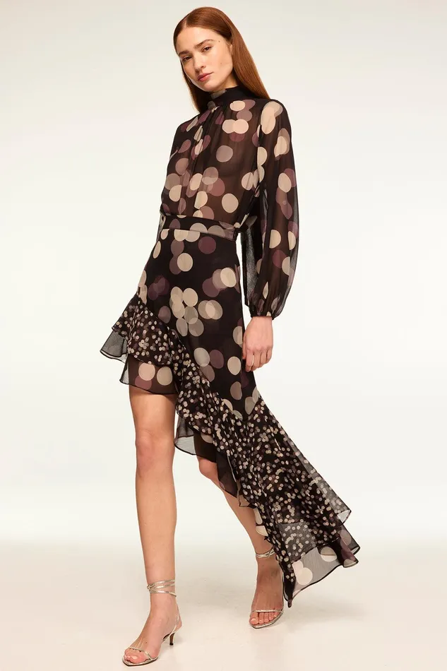 Women MISA Los Angeles Skirts and Shorts SKY SKIRT Polka Dot Mix