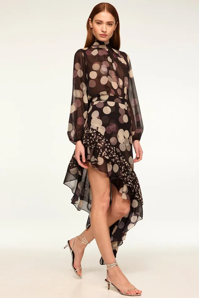 Women MISA Los Angeles Skirts and Shorts SKY SKIRT Polka Dot Mix