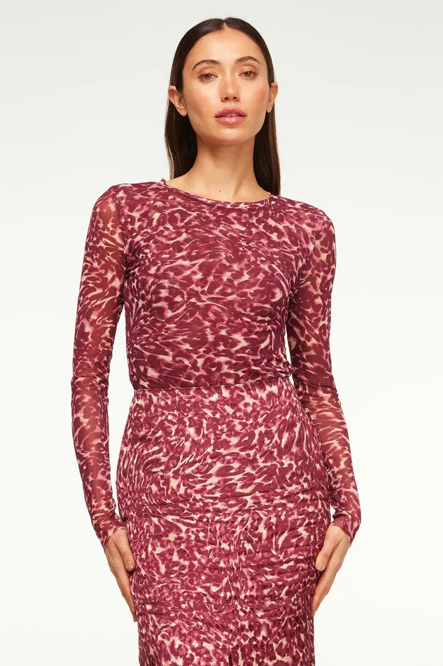 Women MISA Los Angeles Tops LULA TOP Digital Ombre