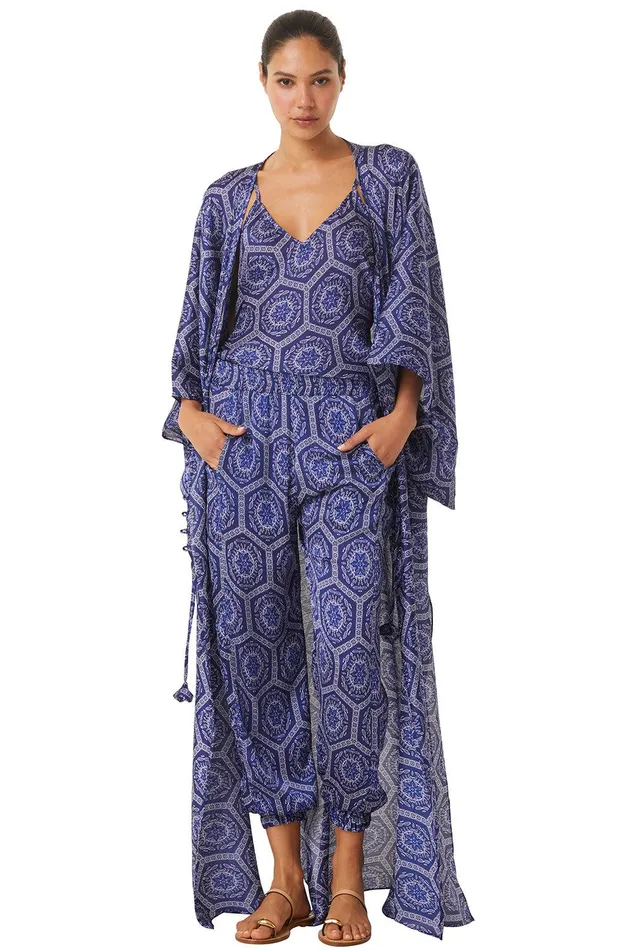 Women MISA Los Angeles Tops SAYA CAMI TOP Lapis Tile