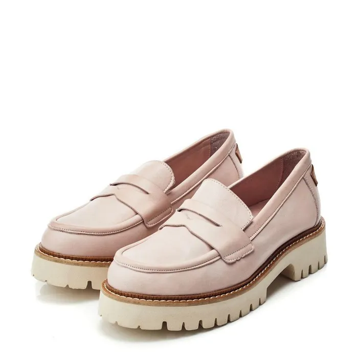 Women Moda In Pelle Casual Shoes Bsoleful BWinston Nude Leather
