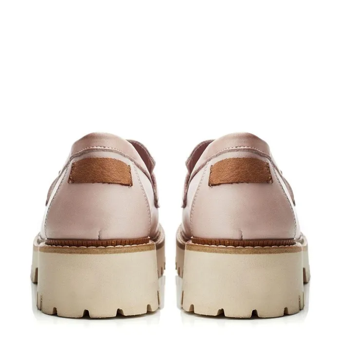 Women Moda In Pelle Casual Shoes Bsoleful BWinston Nude Leather