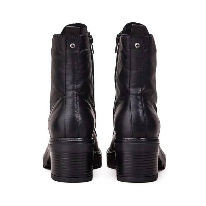 Women Moda In Pelle MidCalf Boots Bellzie Black Leather