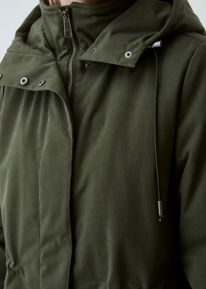 Women Modstrm Coats and Jackets Keller Coat Dark Army Women Modstrm Coats and Jackets Keller Coat Dark Army