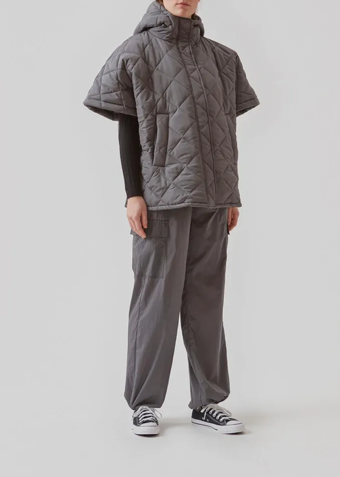 Women Modstrm Coats and Jackets SophiaMD Poncho Rainy Grey