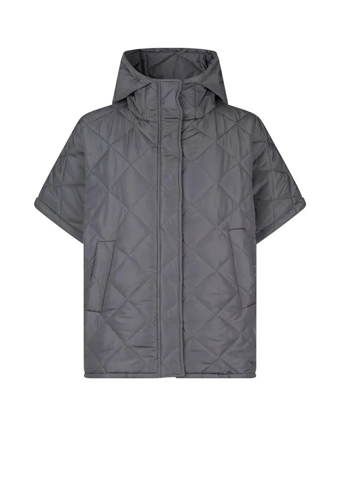 Women Modstrm Coats and Jackets SophiaMD Poncho Rainy Grey Women Modstrm Coats and Jackets SophiaMD Poncho Rainy Grey