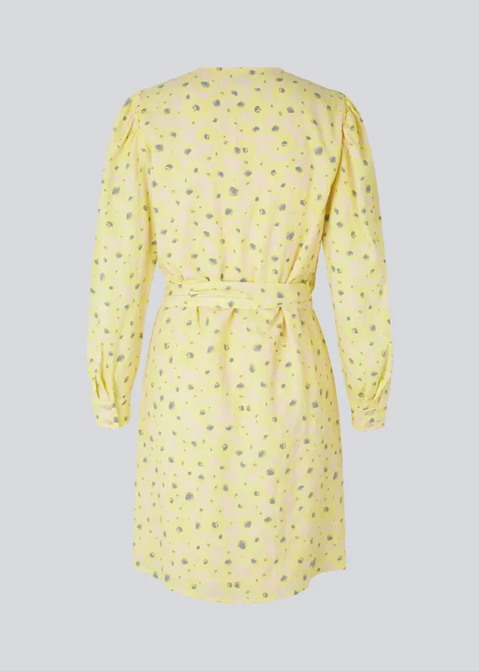 Women Modstrm Dresses CupidMD Print Dress Aqua Yellow Flower Women Modstrm Dresses CupidMD Print Dress Aqua Yellow Flower