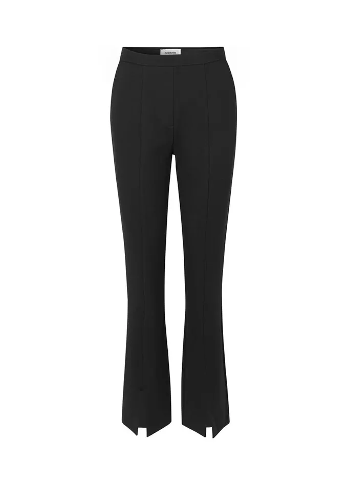 Women Modstrm Pants and Leggings TannyMD Slit Pants Black Women Modstrm Pants and Leggings TannyMD Slit Pants Black