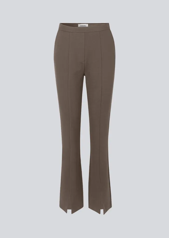 Women Modstrm Pants and Leggings TannyMD Slit Pants Espresso