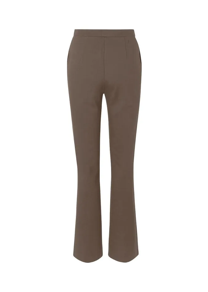 Women Modstrm Pants and Leggings TannyMD Slit Pants Espresso Women Modstrm Pants and Leggings TannyMD Slit Pants Espresso